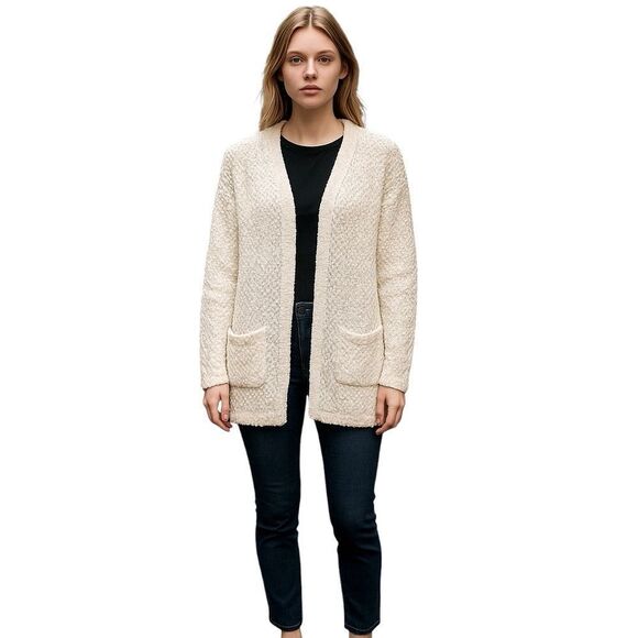 Womens’ Cream Colored Shein Cardigan Size M - Picture 1 of 4